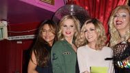 Vanessa Marcil of General Hospital fame, Crystal Hunt, and Donna Mills, here with a friend, appeared on the Pop TV series Queens of Drama | Image: JPI